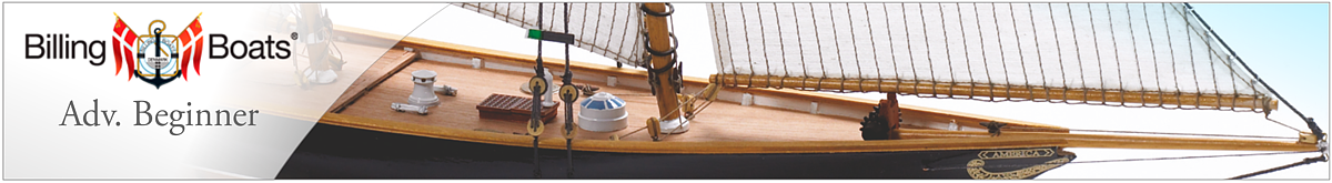 har du mod p lidt svrere model byggest fra Billing Boats, er Advanced Beginner skibene det rigtige sted at finde dit nste byggest.