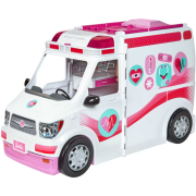 Barbie Mobil Lgeklinik - udrykningsbil med masser af tilbehr